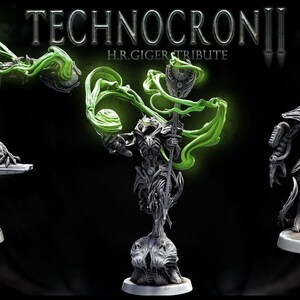 Mente maestra (3 poses) • Tecnocrón II • por Mini Monster Mayhem / Calabozos y Dragones / D&D / Juegos de mesa / Miniatura de resina