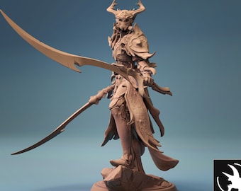 Ejército de Elfos Enmascarados (10 Poses) • Los Caminantes de las Hojas • por Rescale Miniatures /Dungeons and Dragons / Juegos de Mesa / Juegos de Guerra / Miniatura de Resina