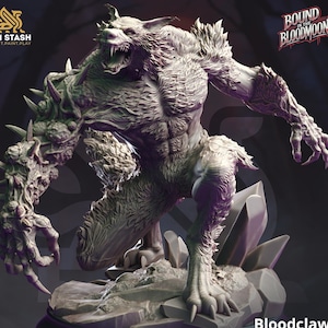 Bloodclaw - Abominable Werewolf • Bound In The Bloodmoon • by DM Stash | Dungeons and Dragons | DnD | Tabletop Games | Resin Miniature