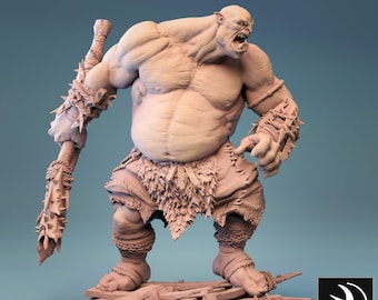 Ogre • Gobelin&#39;s Lair • by Rescale Miniatures | Dungeons and Dragons | D&D | Tabletop Games | Wargames | Resin Miniature
