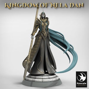 Queen Mirosi • Kingdom of Nela Dan • by Rescale Miniatures | Dungeons and Dragons | D&D | Tabletop Games | Wargames