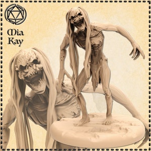 Female Zombie for Dungeons and Dragons | D&D | Pathfinder | Tabletop Games | Wargames | Resin Miniature | M3DM