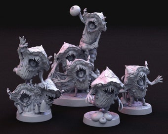 Myconid Spuds (4 Poses) par Mini Monster Mayhem | Donjons et Dragons | | D&D Jeux de table | Résine Miniature