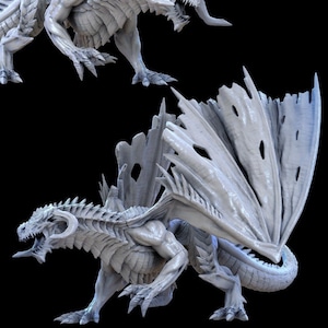 Black Dragon van Mini Monster Mayhem | Dungeons and Dragons | D&D | Tafelblad Games | Wargames | Hars Miniatuur