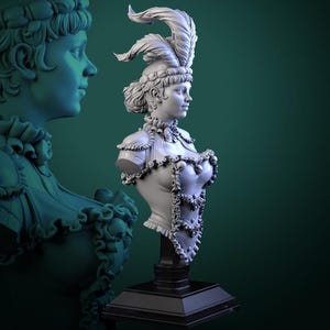 The Lollipop Twirler Bust • Cirque Phantasmagoria Pt1 • by White Werewolf Tavern | Dungeons and Dragons | Tabletop Games
