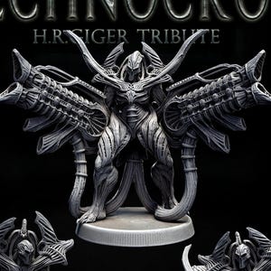NecroMech Infantry (7 Poses) • Technocron • by Mini Monster Mayhem | Dungeons and Dragons | D&D | Tabletop Games | Resin Miniature