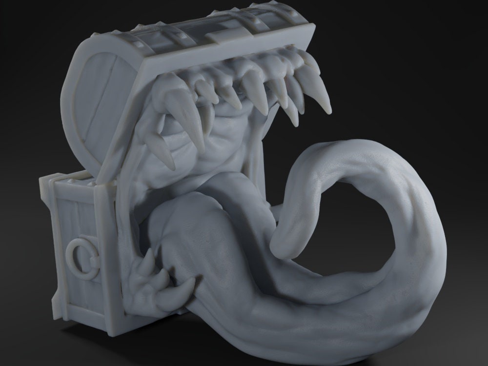 幽兎模玩 YoToToys Mimic Chest Mythic Legions Pre-order Alert: Skeleton Christmas Chest Monster 1/12 Scale