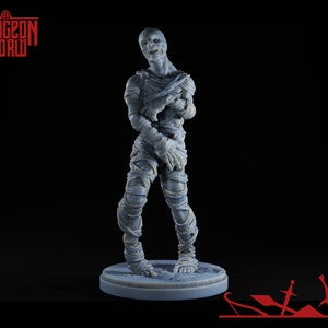 Mummy for Dungeons and Dragons | D&D | Pathfinder | RPG | DnD | Tabletop Games | Wargames | Resin Miniature | 28mm Gaming