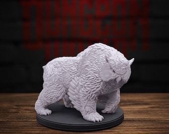 Miniatura de Owlbear para Dungeons and Dragons para juegos de rol de mesa
