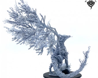 Dragón del Bosque de Mini Monster Mayhem / Dungeons and Dragons / D&D / Juegos de mesa / Wargames / Miniaturas de resina
