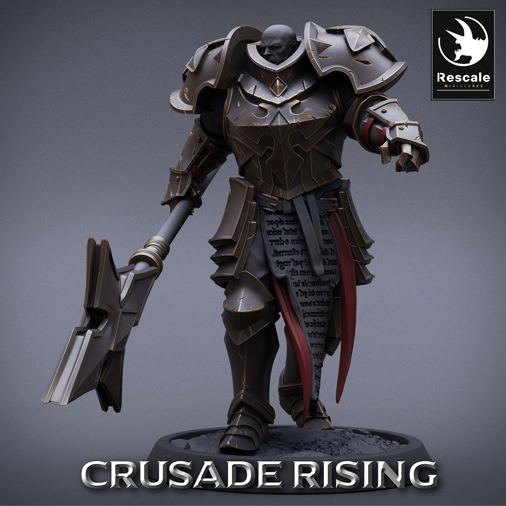 Templar Scepter (5 Poses) • Crusade Rising • by Rescale Miniatures ...