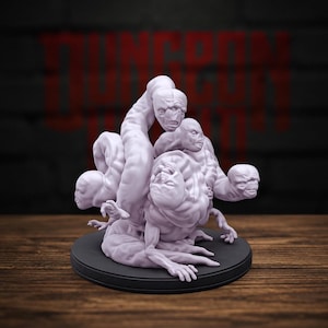 Falsk Hydra Dungeons and Dragons Miniature för bords-RPG:er