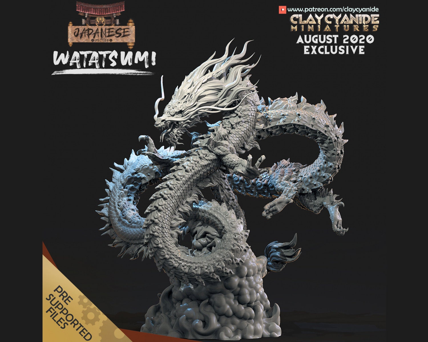 新作 「Malady Dragon」 新品(komota) Flexi Chinese Dragon: Articulated 3D Print (instant Download) - Etsy