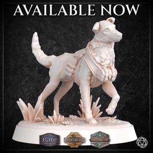 Harry The Adventurous Companion for Dungeons and Dragons | Pathfinder | DnD | Wargames | Resin Miniature | Tabletop Miniature | M3DM
