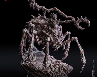 Miniatura de Drider Sombra Lunar del Inframundo para el juego de rol de mesa Dungeons and Dragons.