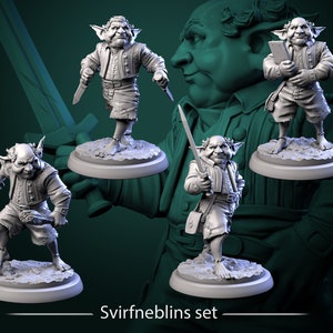 Svirfneblins Set (6 Models) • Monstrooffice • by White Werewolf Tavern | Dungeons and Dragons | Tabletop Games | Resin Miniature