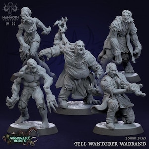 Cursed Villager Horror Mini Set for Dungeons and Dragons Tabletop RPG