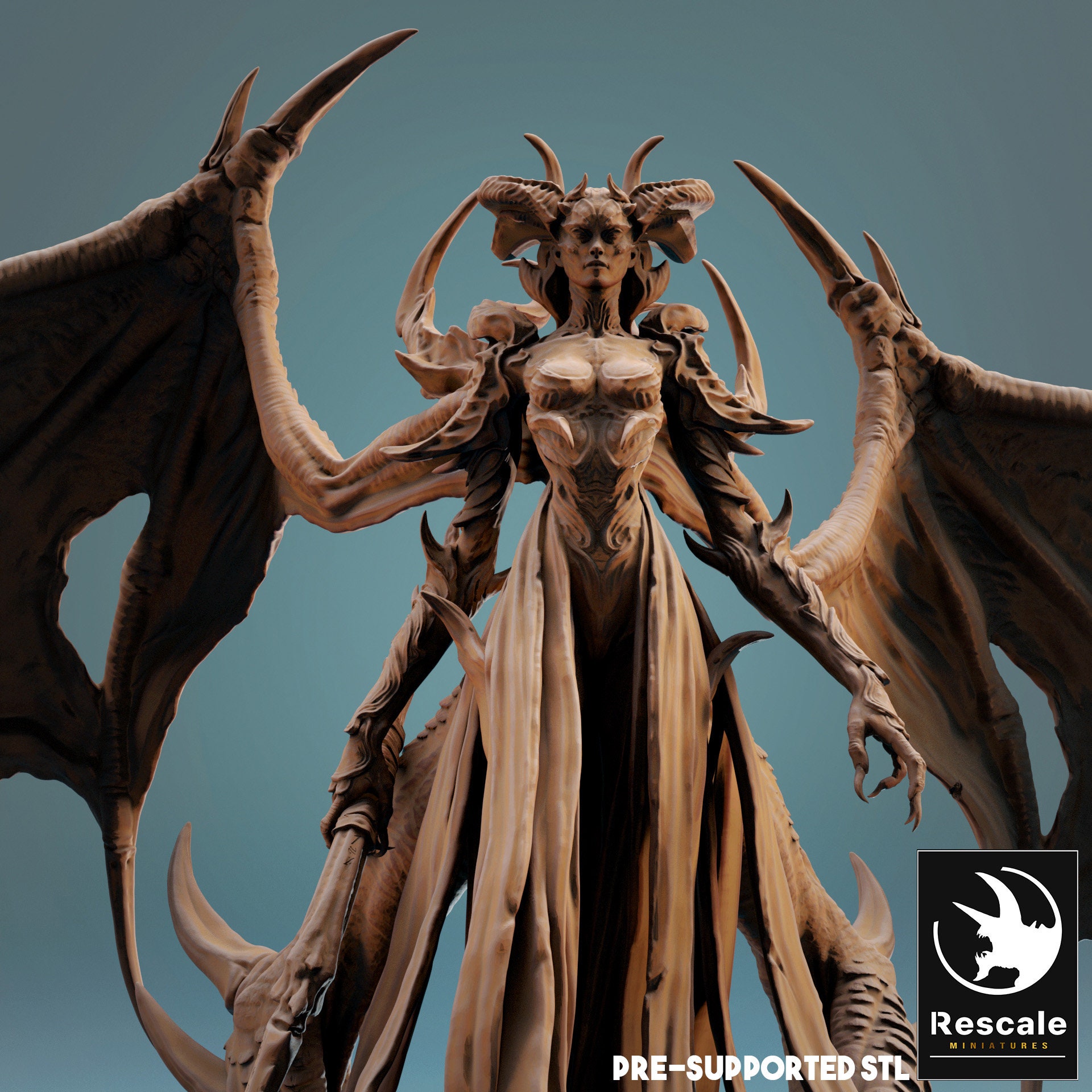 Demon Queen • Crater of Infernus • by Rescale Miniatures