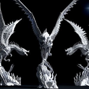Inconcel Dragon Flight • Souls Within Steel Pt 2 • by Mini Monster Mayhem | Dungeons and Dragons | D&D | Tabletop Games | Resin Miniature