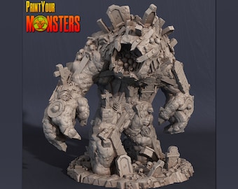 Graveyard Elemental by Print Your Monsters | Dungeons and Dragons | D&D | DnD | Tabletop Games | Wargames | Resin Miniature