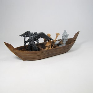 Boat For Dungeons and Dragons | D&D | Pathfinder | RPG | 5e | DnD | Tabletop Games | Props | Scatter Terrain