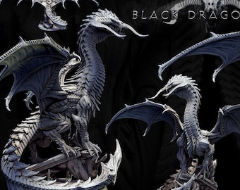 Hand-carved Black Onyx Feng Shui Dragon 28992 - Etsy