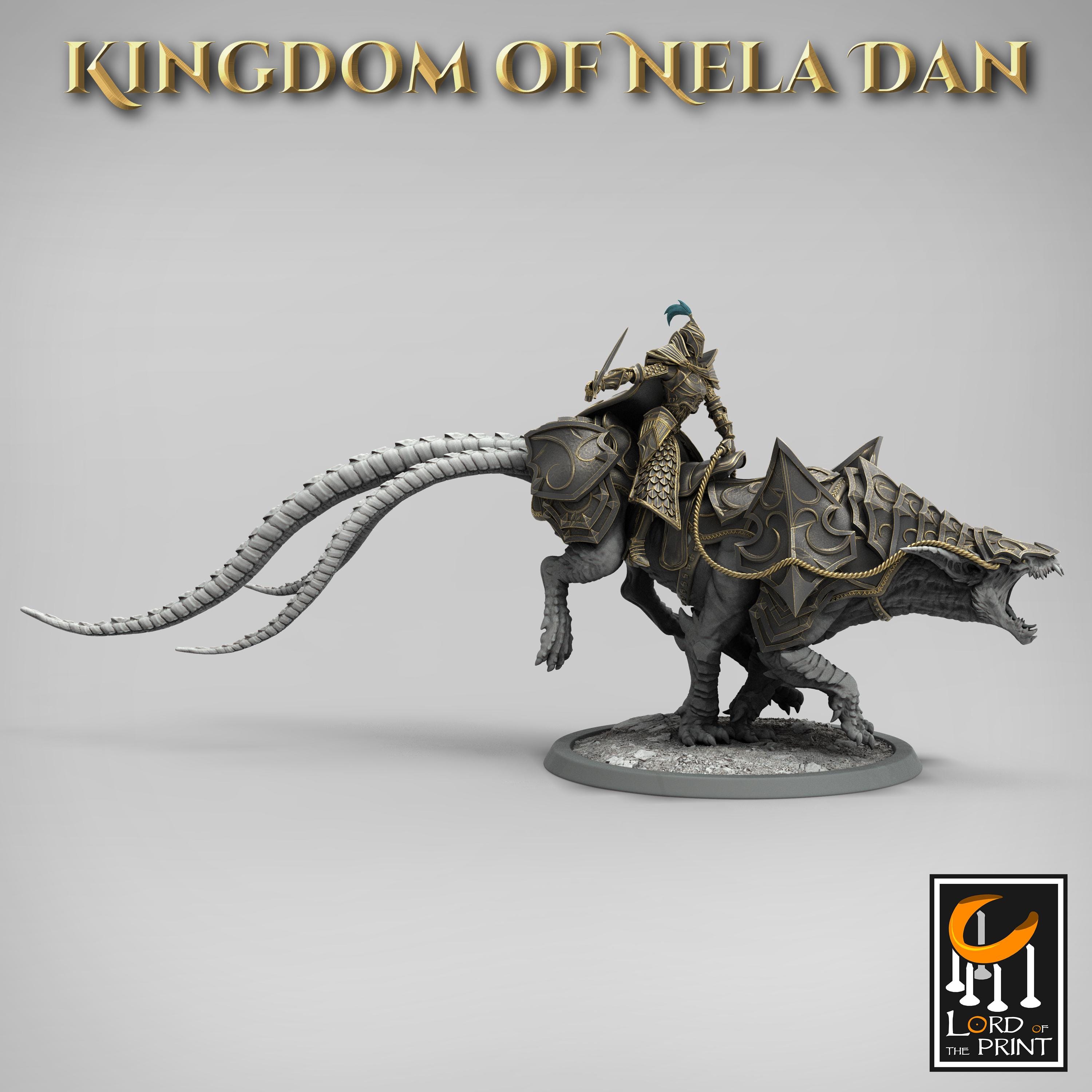 Tabletop Dan Siri Mounted (11 Poses) • Kingdom of Nela Dan • by Rescale Miniatures ...
