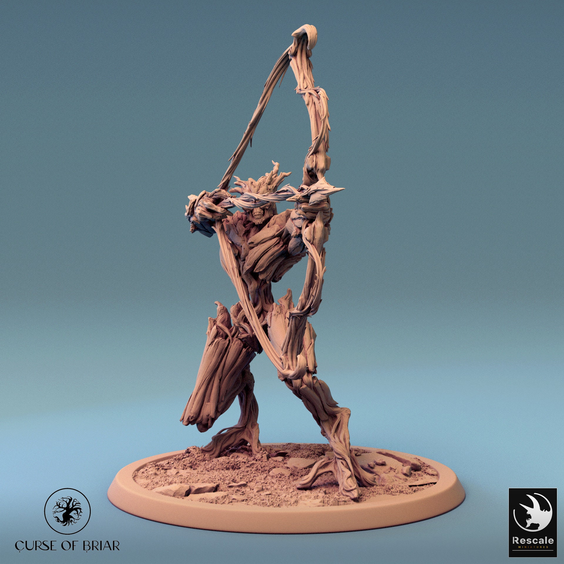 Blight Ranger Buff Forest Blight Ranger Miniature Set for Dungeons and Dragons Tabletop ...