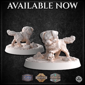 Hell Hound Puppy by M3DM | Dungeons and Dragons | D&D | RPG | DnD | Tabletop Games | Wargames | Resin Miniature
