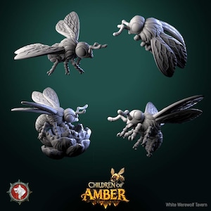 Giant Insects Miniature Set Swarm Creatures for DnD Tabletop RPG