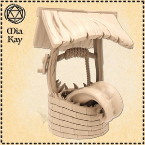 Mimic Well by M3DM Prints | D&D | DnD | Tabletop Games | Wargames | Resin Miniature
