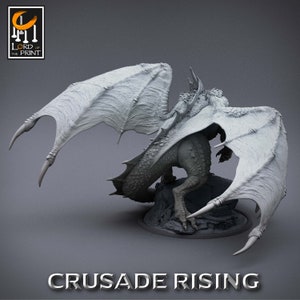 Red Chromatic Dragon • Crusade Rising • by Rescale Miniatures ...
