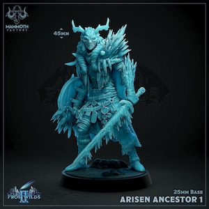 Arisen Ancestors (8 Poses) • Frostwilds II • by Mammoth Factory | Dungeons and Dragons | Tabletop Games | Resin Miniature