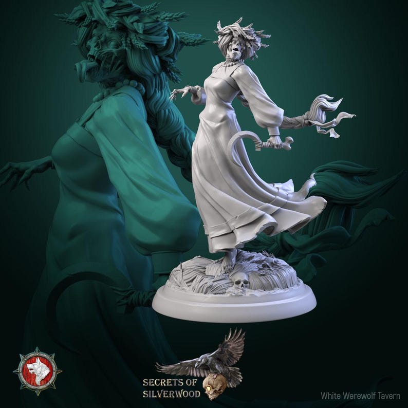 Wraith Tabletop Noonwraith Wraith Miniature Set for Dungeons and Dragons Tabletop RPG ...