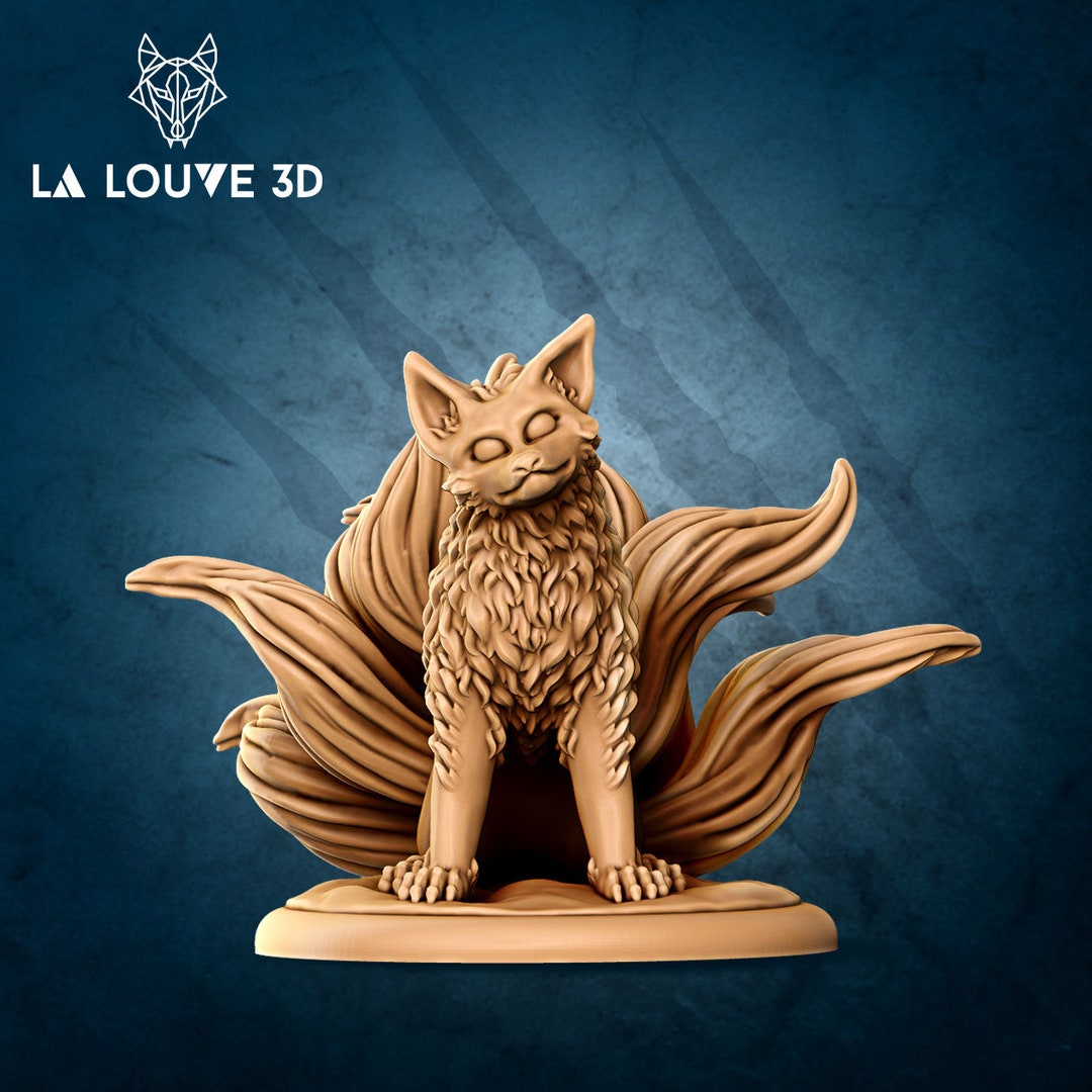 Kitsune Dangerous Monsters by La Louve 3D Dungeons and Dragons D&D