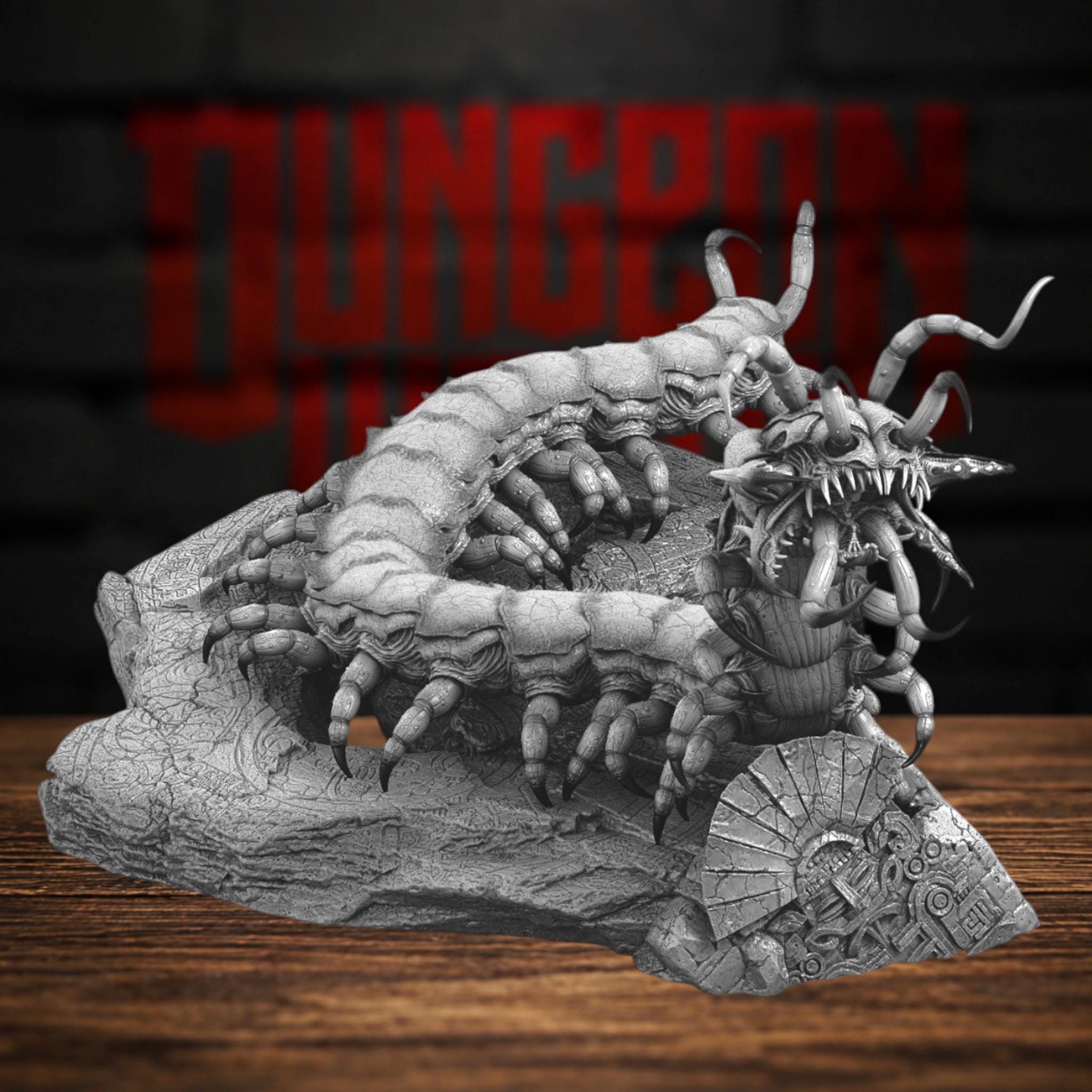 ダンジョンズ＆ドラゴンズ テーブルトップ RPG 用巨大ムカデモンスター