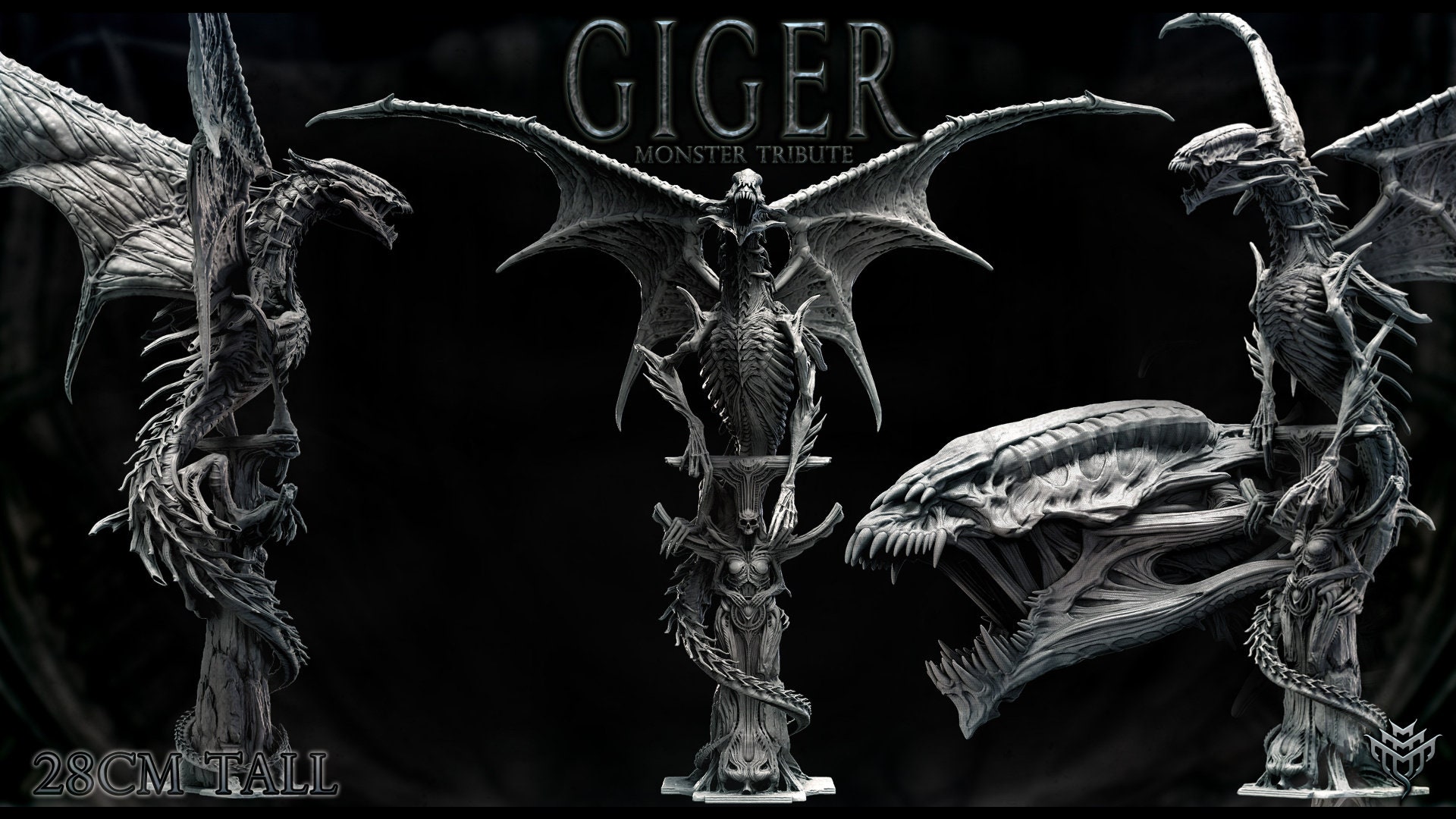 Alien Worm Xeno Horror Miniature Set for Dungeons and Dragons
