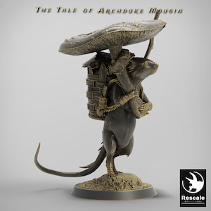 Mice Army • The Tale of Archduke Mousin • by Rescale Miniatures | Dungeons and Dragons | D&D | Tabletop Games | Resin Miniature