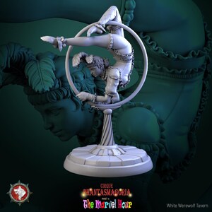The Lollipop Twirler 75mm Scale • Cirque Phantasmagoria Pt1 • by White Werewolf Tavern | Dungeons and Dragons | Tabletop Games