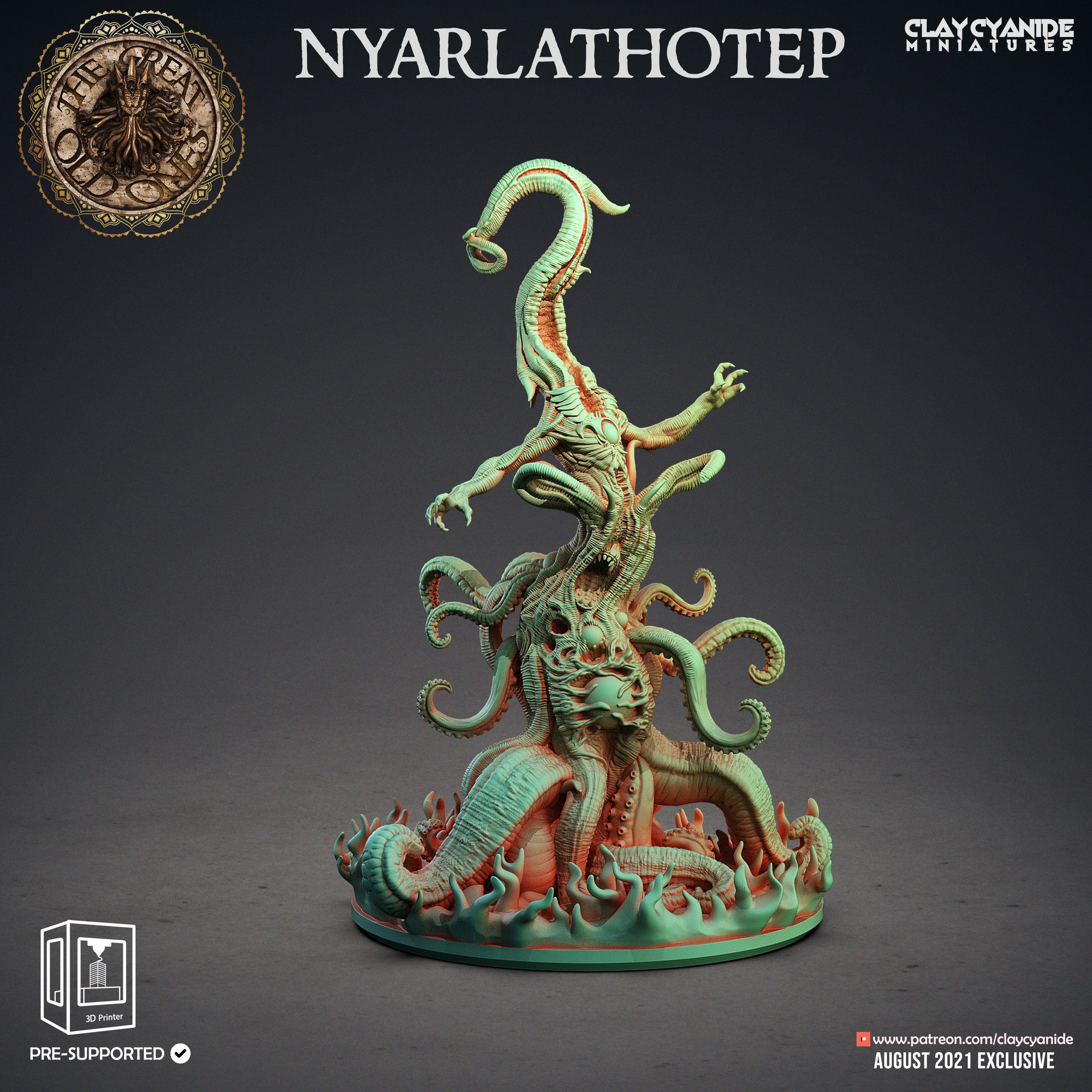 Nyarlathotep • the Great Old Ones • by Clay Cyanide | Dungeons and