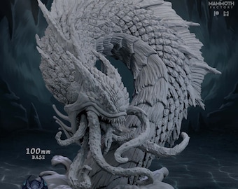Giant Kraken Sea Monster Miniature Ocean Boss Creature Tentacle Leviathan for Tabletop RPG