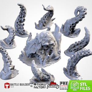 Kraken von Txarli Factory | Postapokalyptisch | Kriegsspiele | DnD | Dungeons und Drachen | Streu Terrain | Diorama