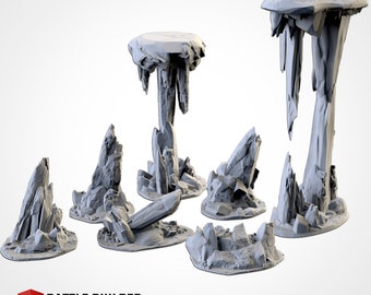 Cave Rocks by Txarli Factory | Post Apocalyptic | Wargames | DnD | Dungeons and Dragons | Scatter Terrain