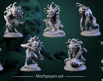 Morhpeyes (6 poses) • La folie aux nombreux yeux • par White Werewolf Tavern | Donjons et dragons | Jeux de société | Jeux de guerre | Miniature en résine