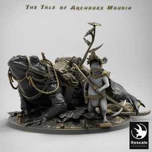 Kikkermuis • Het verhaal van aartshertog Mousin • door Rescale Miniatures| Kerkers en draken | D&D | Tafelspellen | Harsminiatuur