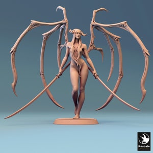 Succubus (4 Styles)  • Undead • by Rescale Miniatures | Dungeons and Dragons | D&D | Tabletop Games | Wargames | Resin Miniature