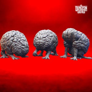 Intellect Devourer-miniset Dungeons and Dragons-miniatuur voor tabletop-RPG's