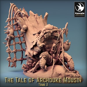 Caranguejo Eremita • O Conto do Arquiduque Mousin 2 • por Rescale Miniatures | Masmorras e Dragões | D&D | Jogos de mesa | Miniatura de resina
