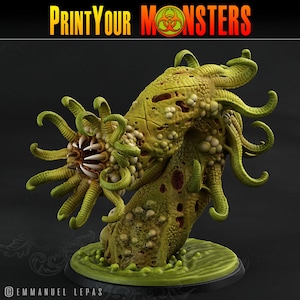 Horrific Plague Worm 2 • Plague Army of Spooky Swamp • by Print Your Monsters | Dungeons and Dragons|Tabletop Games | Wargames