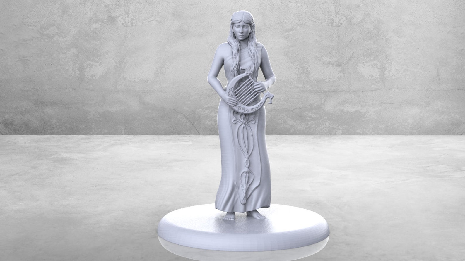 32mm Half Elf Bard for Dungeons and Dragons D&D Pathfinder | Etsy